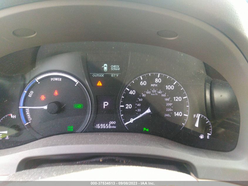 2013 LEXUS RX 450H JTJBC1BA0D2058287