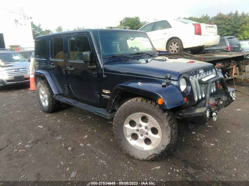 2013 JEEP WRANGLER UNLIMITED SAHARA - 1C4BJWEG3DL594621
