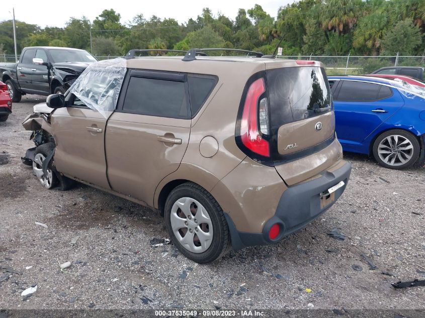 2015 KIA SOUL - KNDJN2A27F7205428