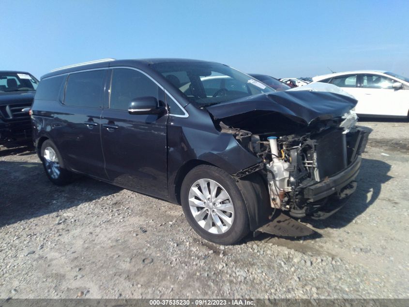 2016 KIA SEDONA EX - KNDMC5C12G6136325