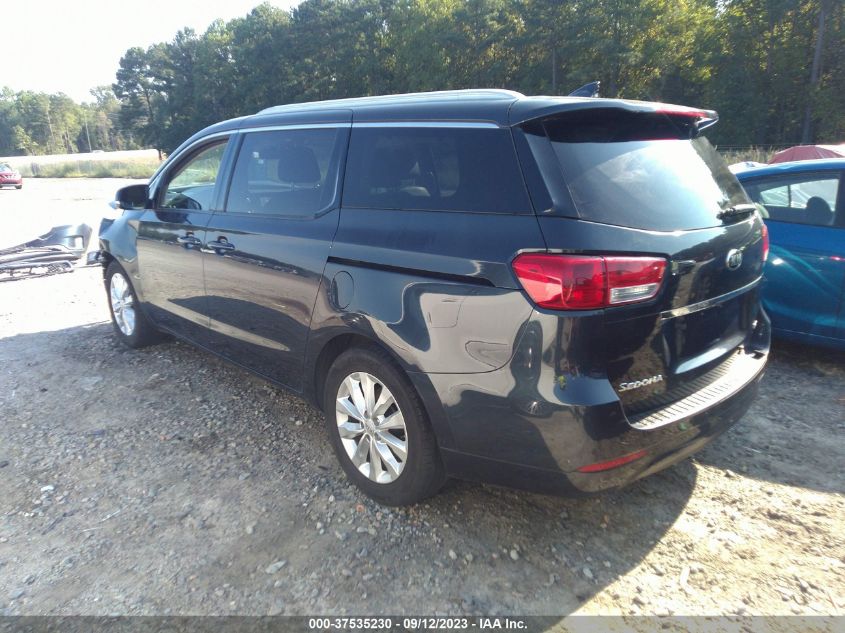 2016 KIA SEDONA EX - KNDMC5C12G6136325