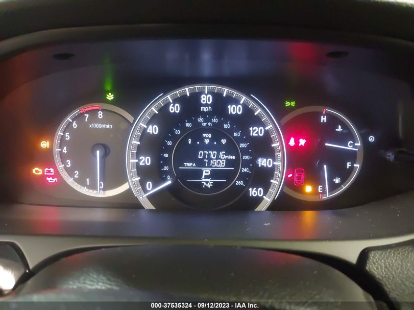 2017 HONDA ACCORD SEDAN LX - 1HGCR2F30HA276783
