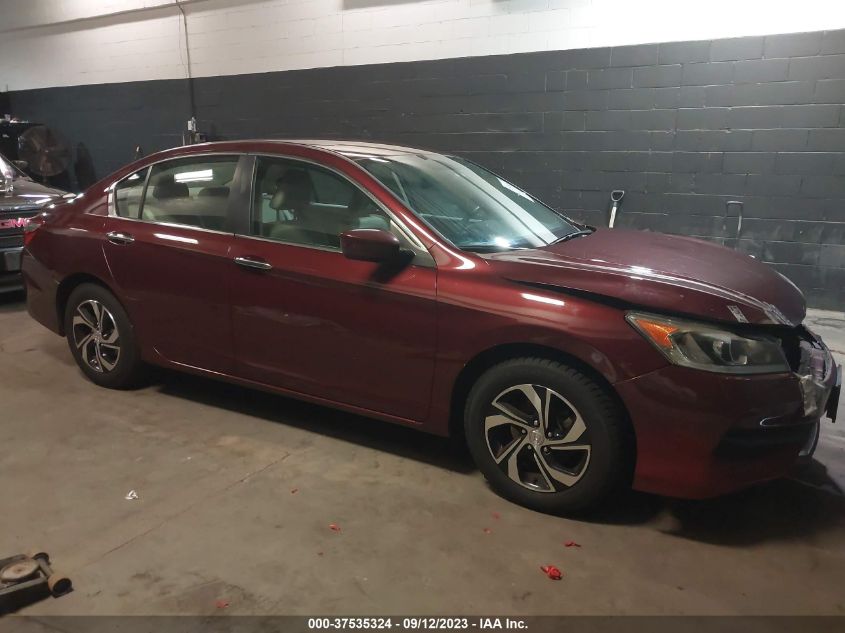 2017 HONDA ACCORD SEDAN LX - 1HGCR2F30HA276783