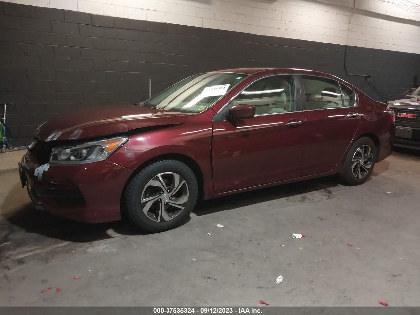 2017 HONDA ACCORD SEDAN LX - 1HGCR2F30HA276783