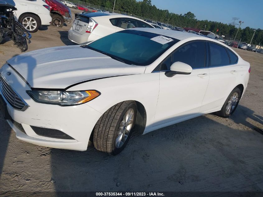 2017 FORD FUSION SE - 3FA6P0H75HR142692