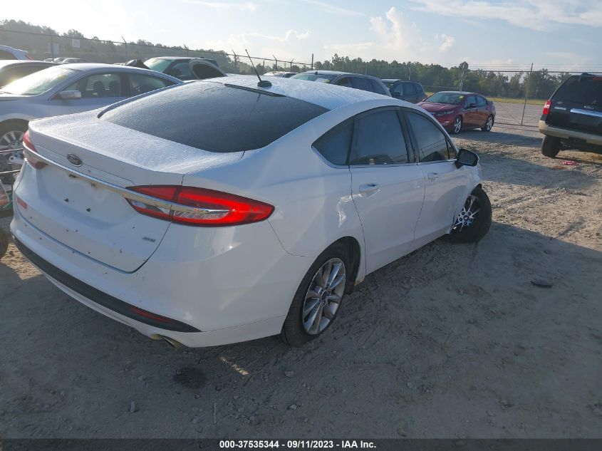 2017 FORD FUSION SE - 3FA6P0H75HR142692