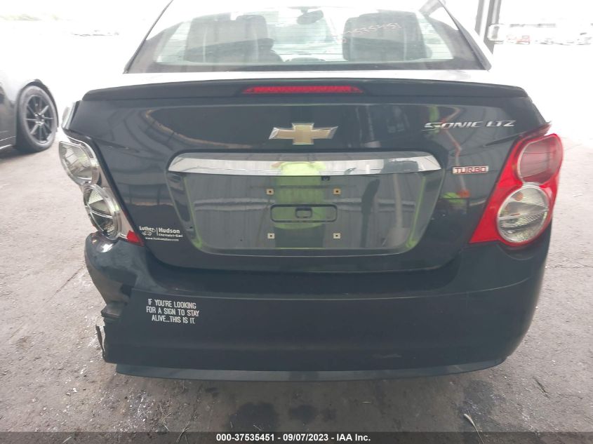 2015 CHEVROLET SONIC LTZ - 1G1JE5SB2F4190587