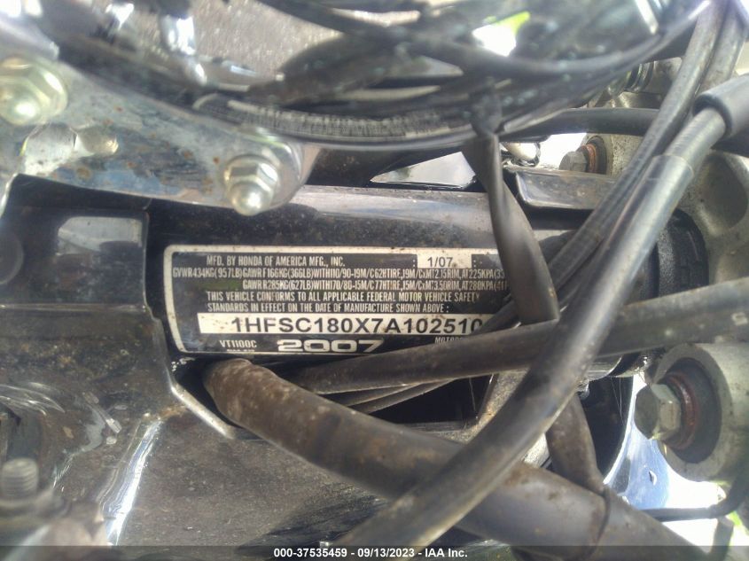 2007 HONDA VT1100 C - 1HFSC180X7A102510