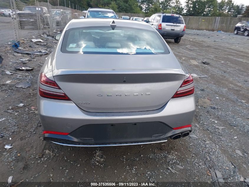 2022 GENESIS G70 2.0T - KMTG34TA8NU093000