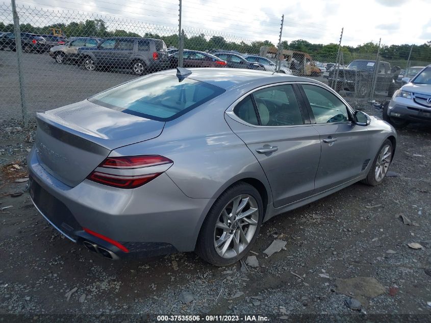 2022 GENESIS G70 2.0T - KMTG34TA8NU093000