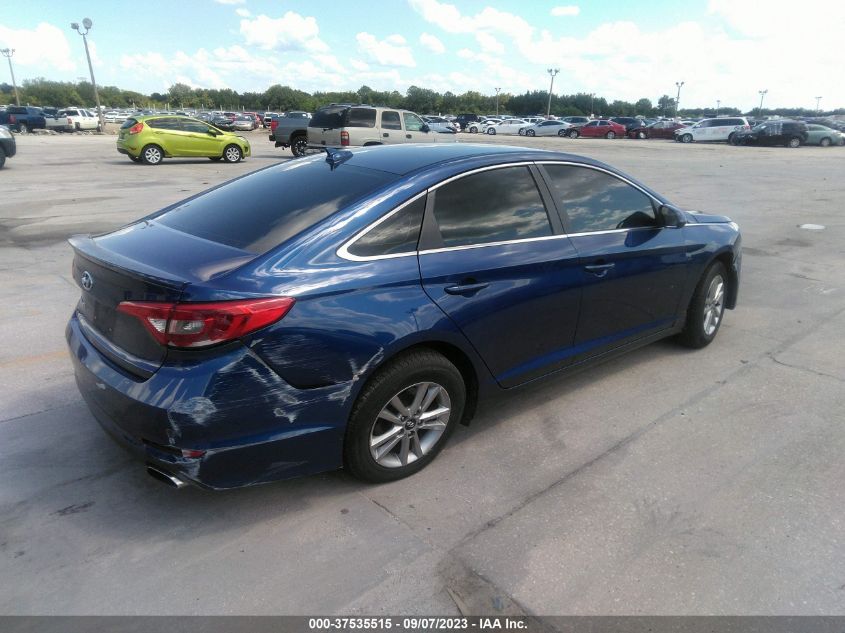 2017 HYUNDAI SONATA 2.4L - 5NPE24AF8HH486100