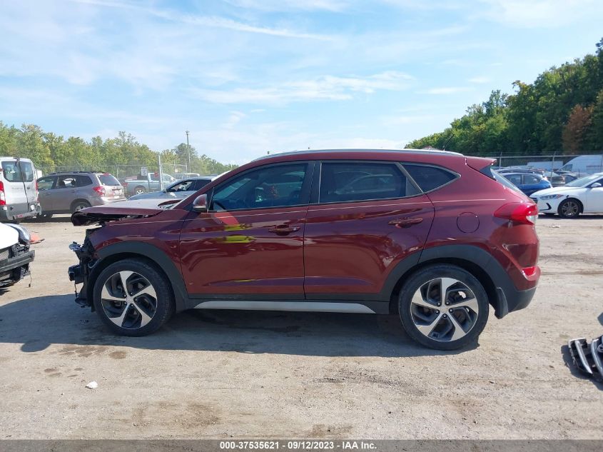 2017 HYUNDAI TUCSON LIMITED/SPORT AND ECO/SE - KM8J33A24HU417165