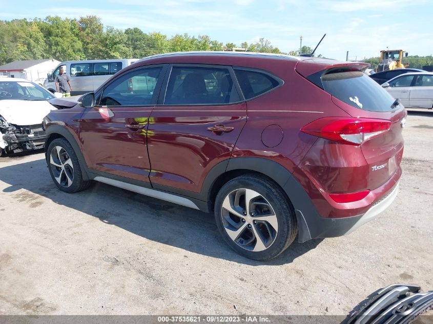 2017 HYUNDAI TUCSON LIMITED/SPORT AND ECO/SE - KM8J33A24HU417165