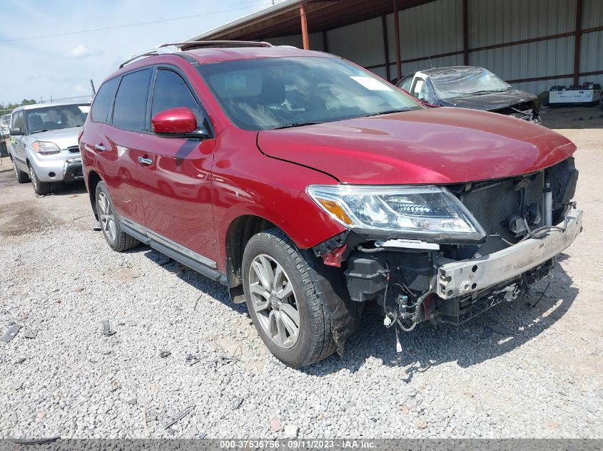 2013 NISSAN PATHFINDER SL - 5N1AR2MN1DC622361