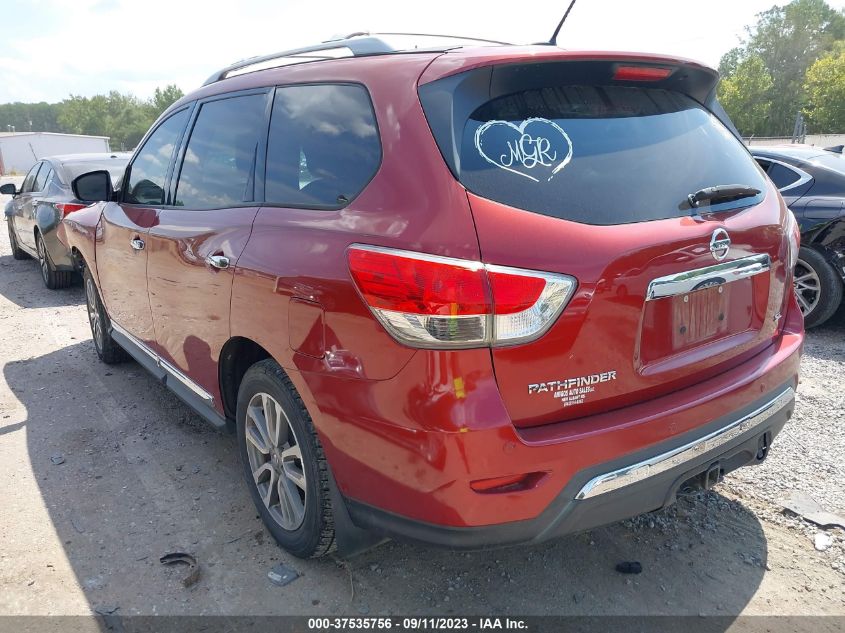 2013 NISSAN PATHFINDER SL - 5N1AR2MN1DC622361