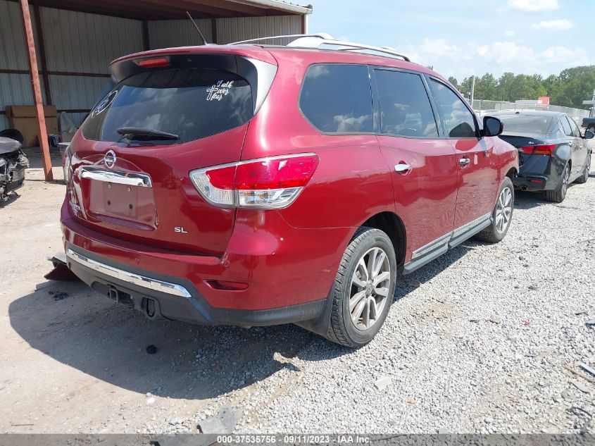 2013 NISSAN PATHFINDER SL - 5N1AR2MN1DC622361