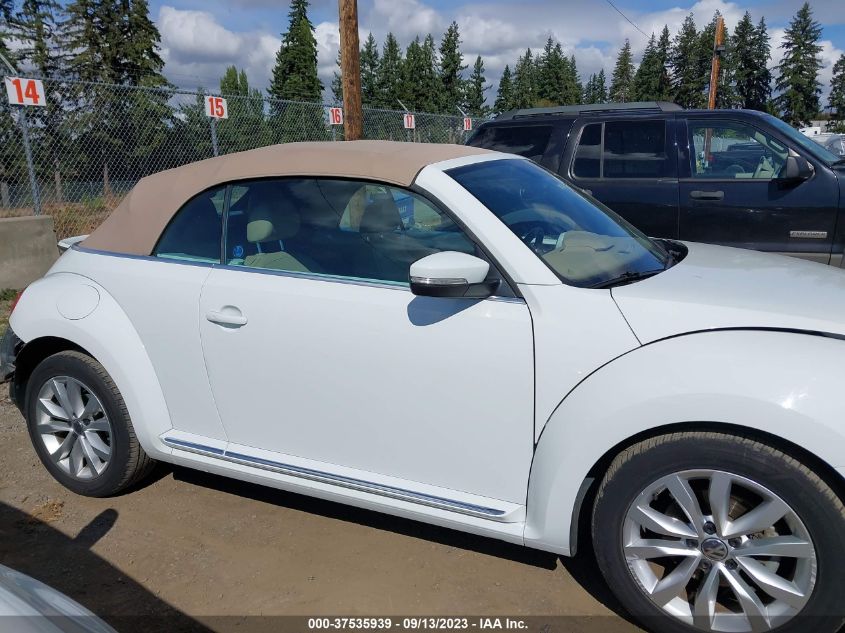 2015 VOLKSWAGEN BEETLE CONVERTIBLE 2.0L TDI W/SOUND/NAV 3VW5A7AT3FM808656