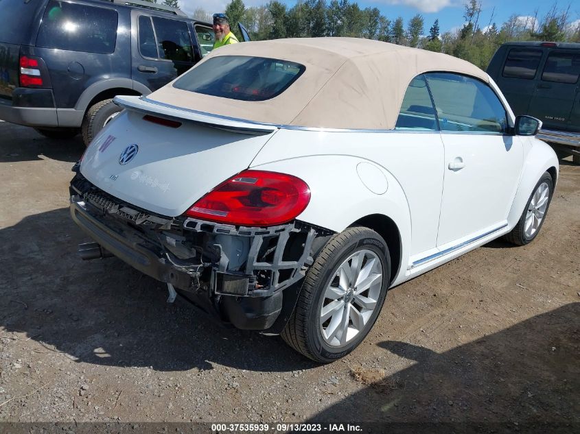 2015 VOLKSWAGEN BEETLE CONVERTIBLE 2.0L TDI W/SOUND/NAV 3VW5A7AT3FM808656