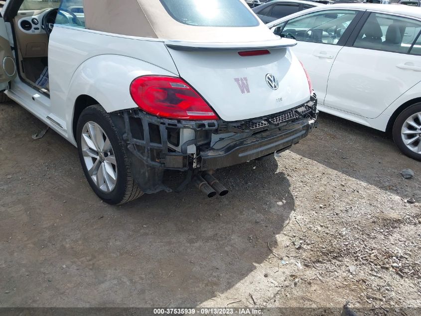 2015 VOLKSWAGEN BEETLE CONVERTIBLE 2.0L TDI W/SOUND/NAV 3VW5A7AT3FM808656