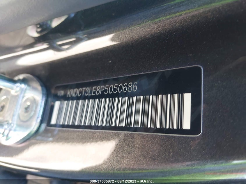 2023 KIA NIRO 1.6L ATKINSON CYCLE (VIN: KNDCT3LE8P5050686