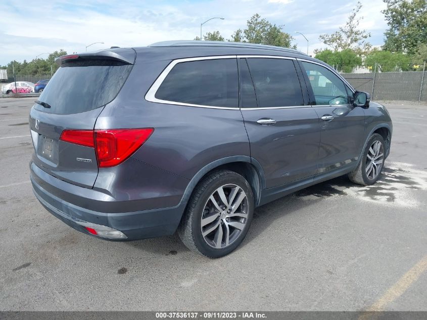 VIN 5FNYF5H98JB001966 2018 HONDA PILOT