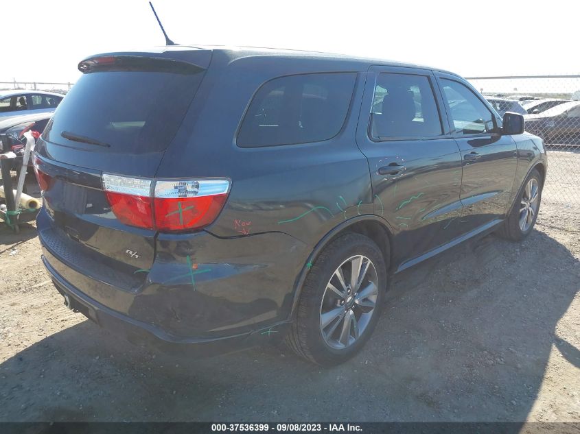 2013 DODGE DURANGO R/T - 1C4SDHCT3DC692857