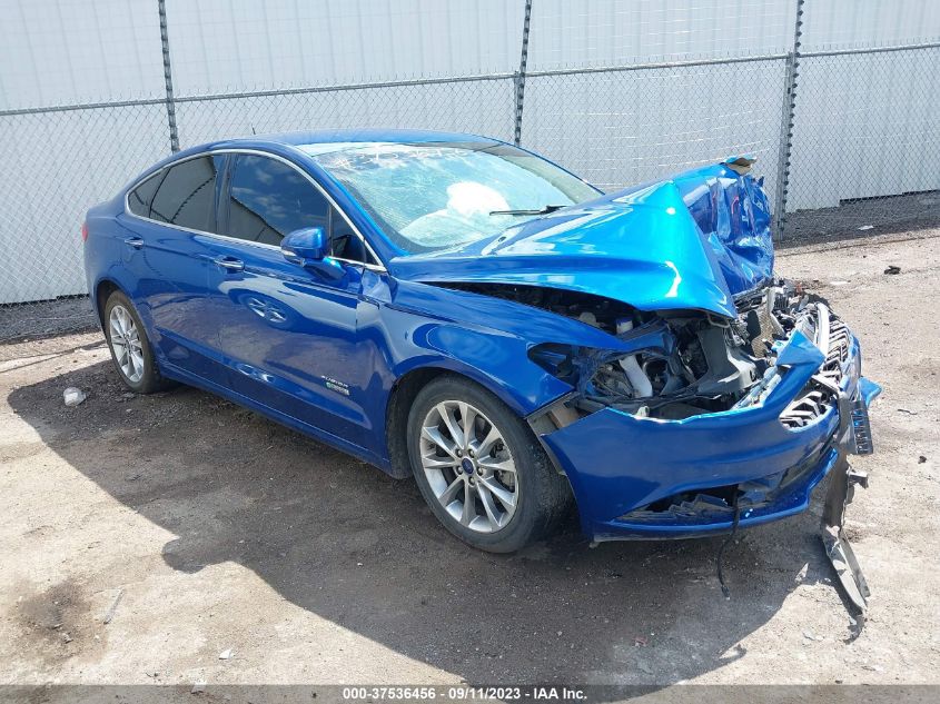 3FA6P0SU1HR239113 FORD FUSION ENERGI TITANIUM/PLATINUM 2017