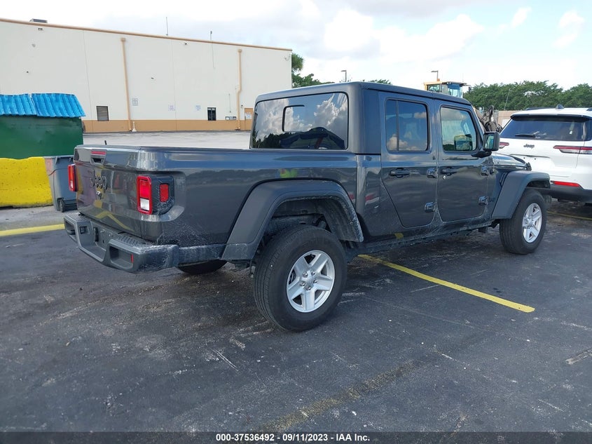 VIN 1C6HJTAG7PL514599 2023 JEEP GLADIATOR SPORT S