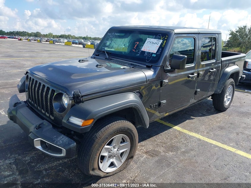 VIN 1C6HJTAG7PL514599 2023 JEEP GLADIATOR SPORT S