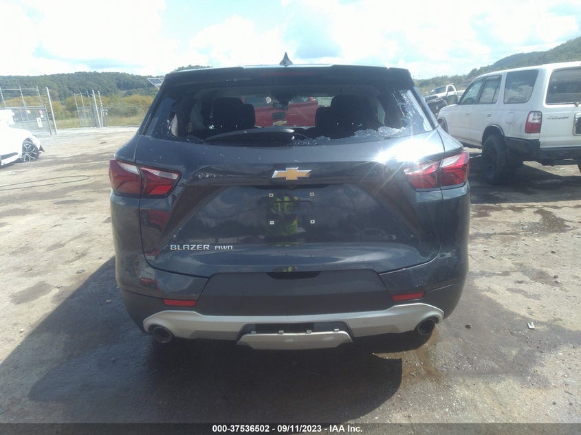 VIN 3GNKBHRS7MS580343 2021 CHEVROLET BLAZER LT