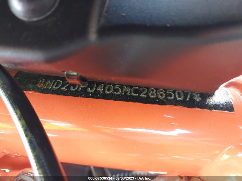 VIN MD2JPJ405MC286507 2021 KTM 390 DUKE