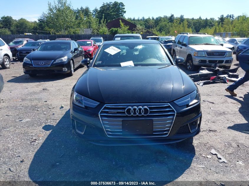 2019 AUDI A4 PREMIUM - WAUDNAF44KN001917