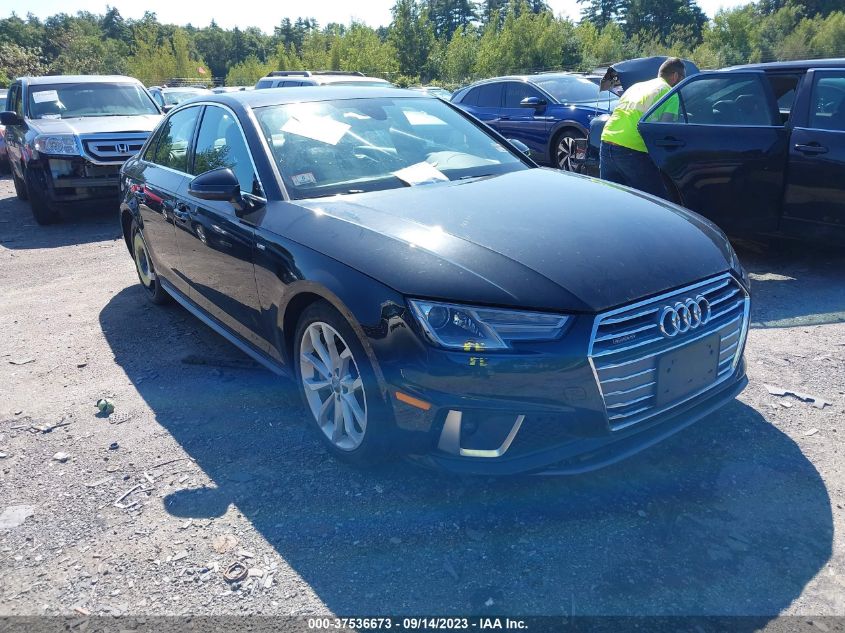 2019 AUDI A4 PREMIUM - WAUDNAF44KN001917