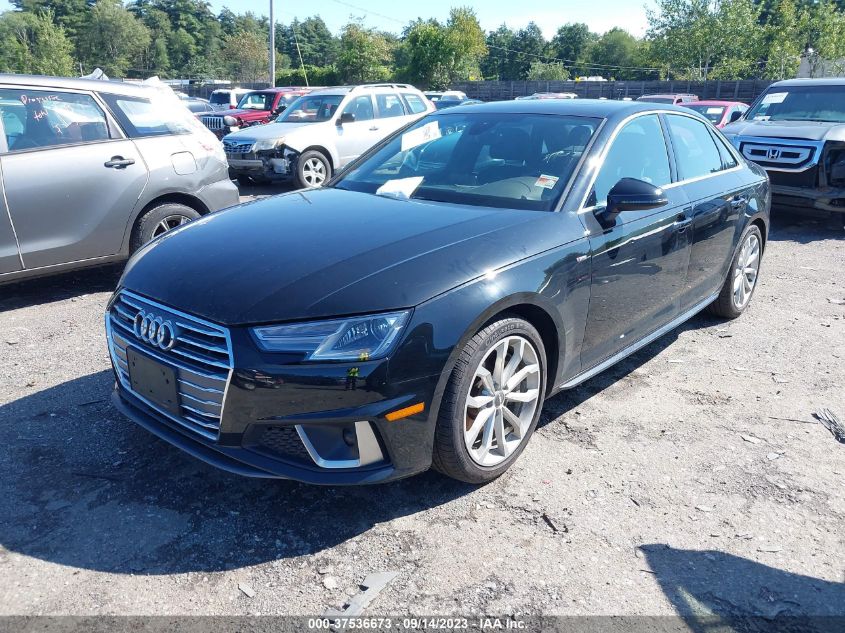 2019 AUDI A4 PREMIUM - WAUDNAF44KN001917