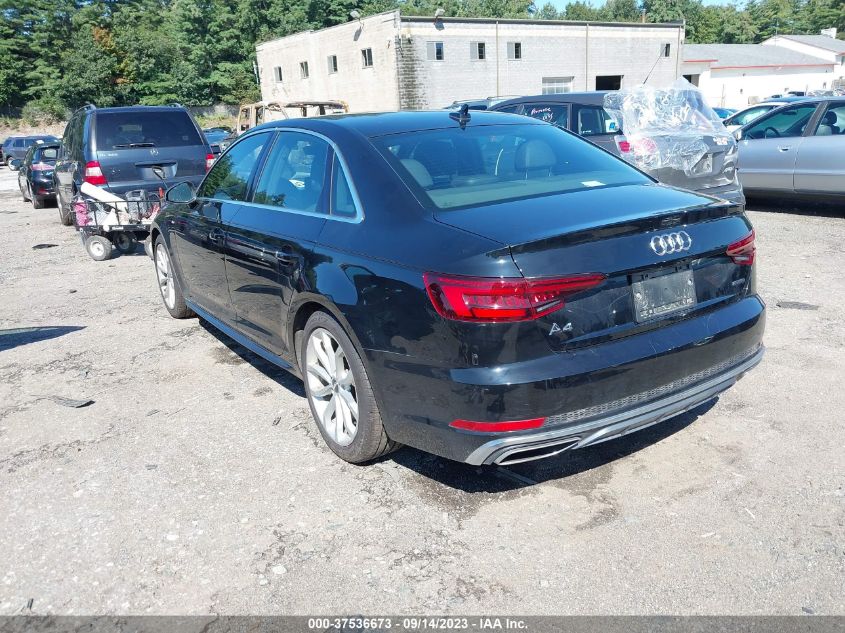 2019 AUDI A4 PREMIUM - WAUDNAF44KN001917
