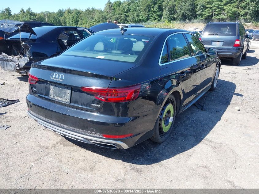 2019 AUDI A4 PREMIUM - WAUDNAF44KN001917