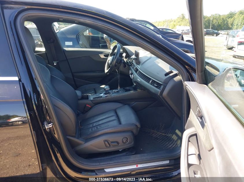 2019 AUDI A4 PREMIUM - WAUDNAF44KN001917