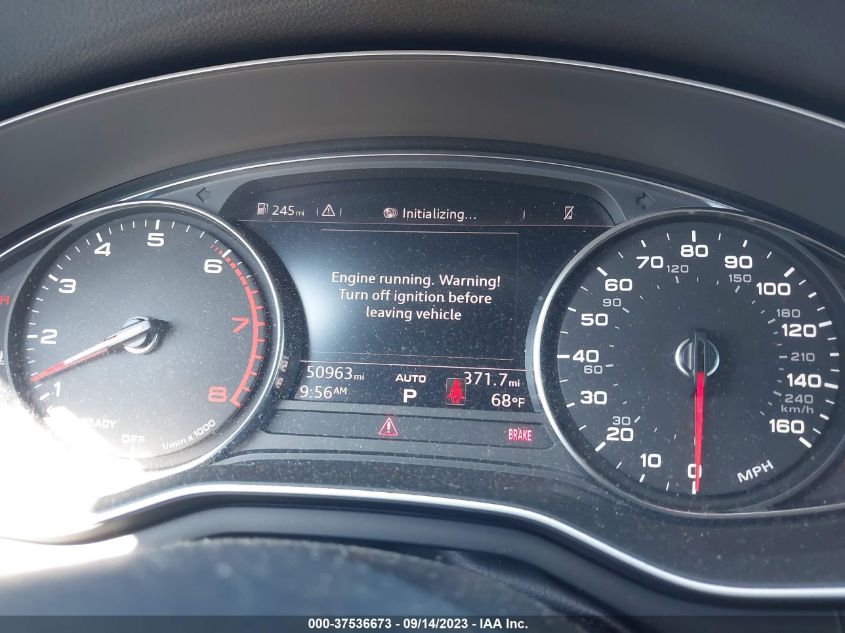 2019 AUDI A4 PREMIUM - WAUDNAF44KN001917