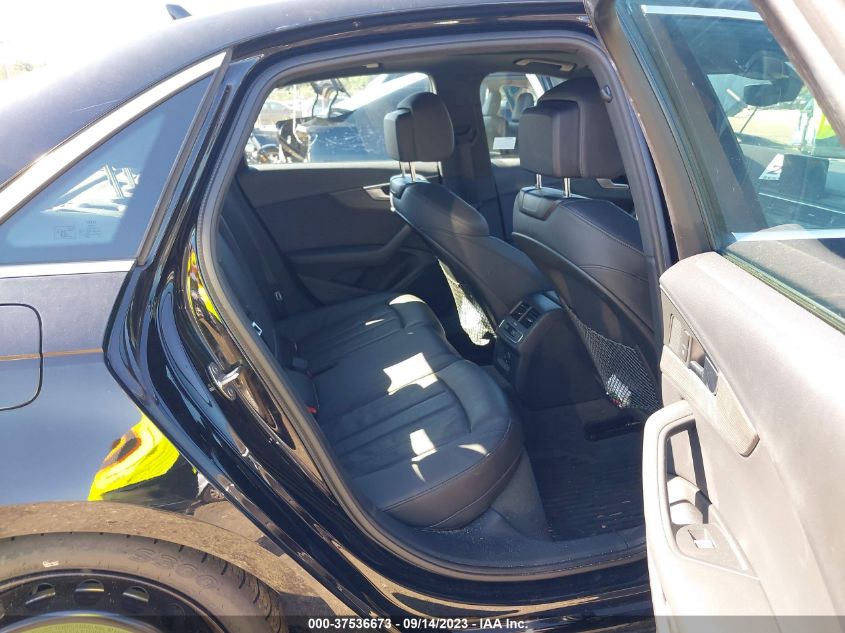 2019 AUDI A4 PREMIUM - WAUDNAF44KN001917