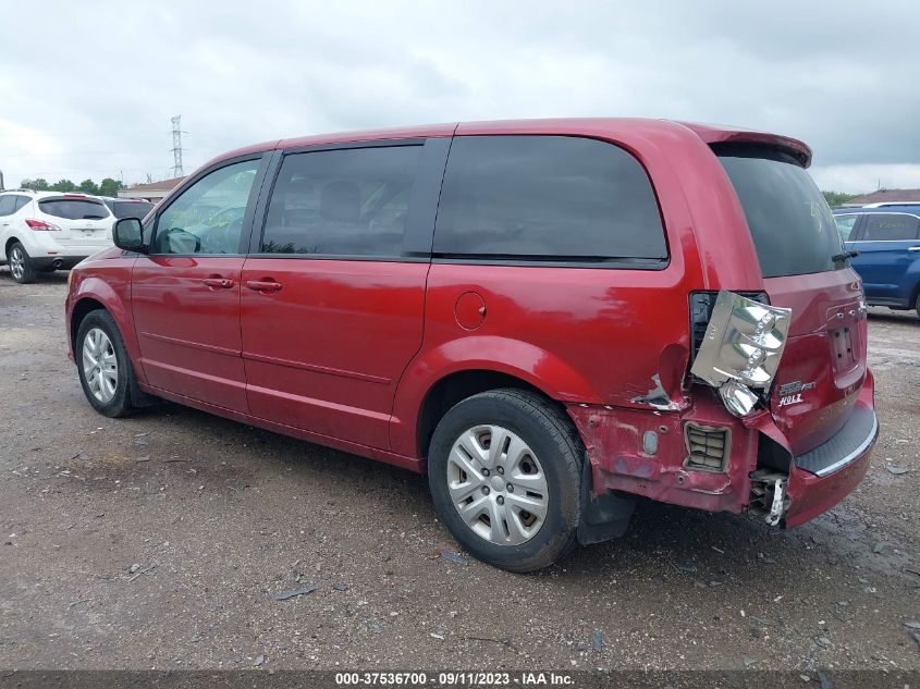 2016 DODGE GRAND CARAVAN SE - 2C4RDGBG2GR267199