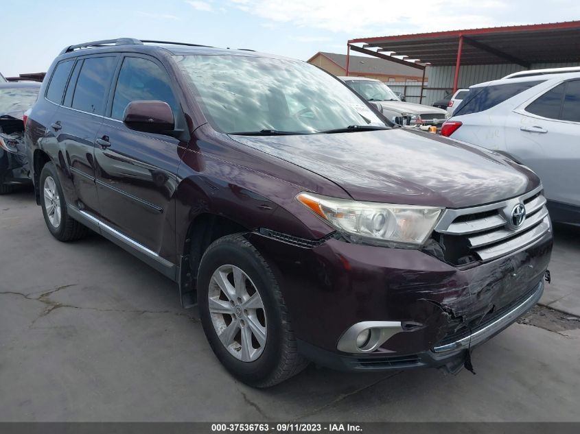 2013 TOYOTA HIGHLANDER - 5TDZK3EH1DS132138