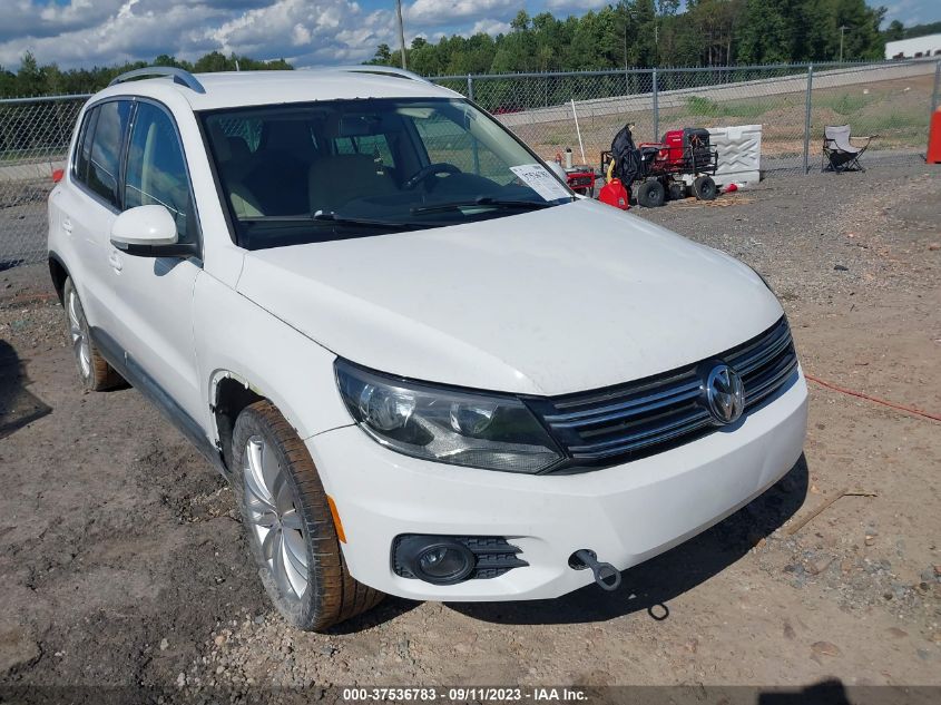 2013 VOLKSWAGEN TIGUAN SE - WVGBV3AX8DW614008