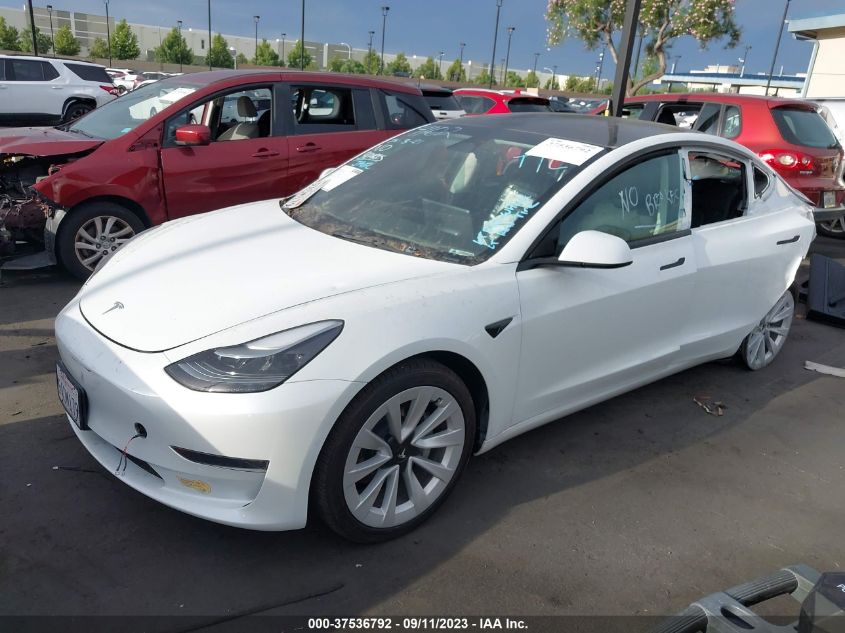 2022 TESLA MODEL 3 - 5YJ3E1EA0NF208278