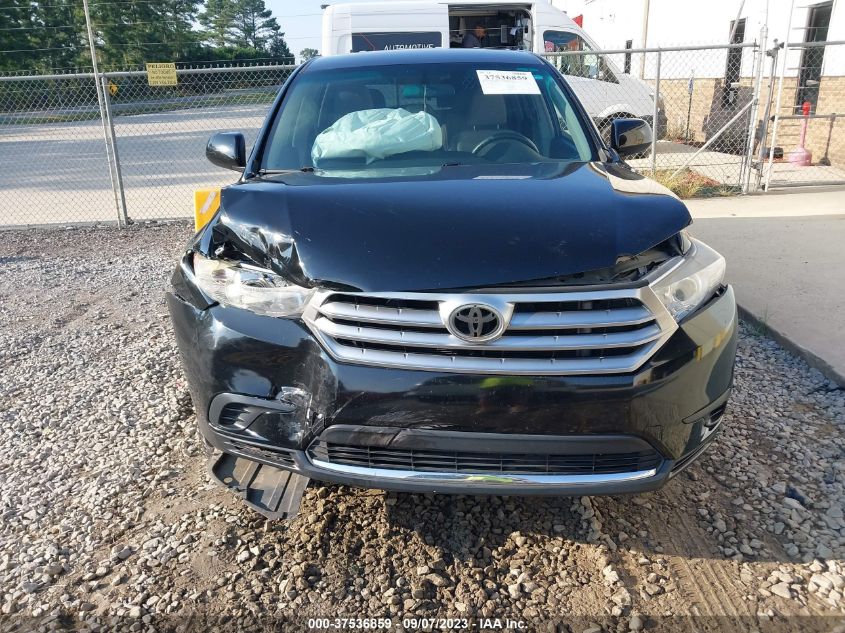 2013 TOYOTA HIGHLANDER - 5TDZA3EH2DS038644