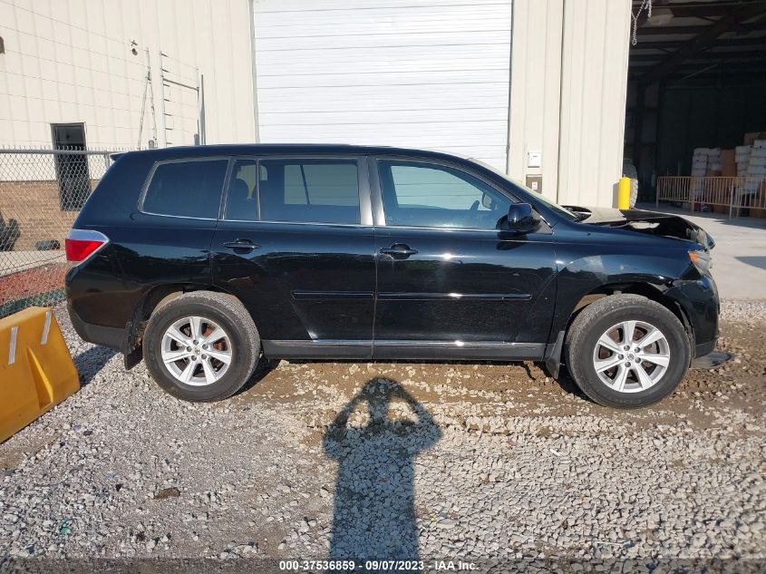 2013 TOYOTA HIGHLANDER - 5TDZA3EH2DS038644