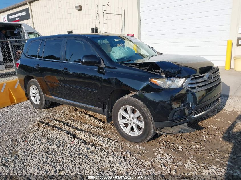 2013 TOYOTA HIGHLANDER - 5TDZA3EH2DS038644