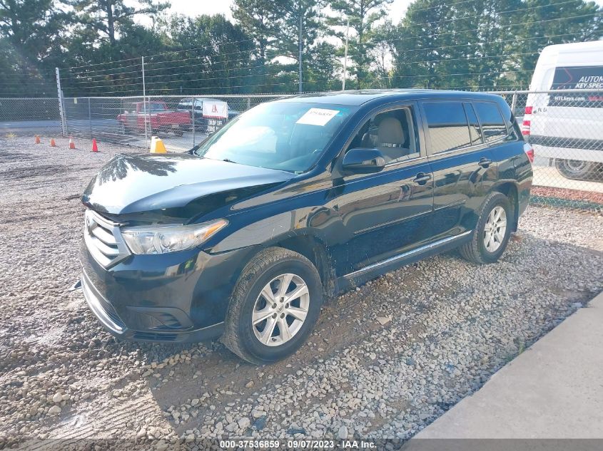 2013 TOYOTA HIGHLANDER - 5TDZA3EH2DS038644