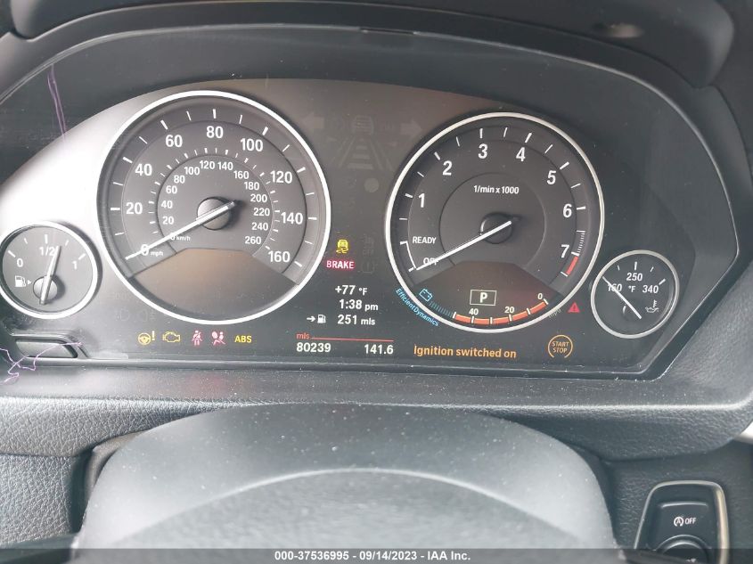 2013 BMW 3 SERIES 328I XDRIVE - WBA3B5G51DNP40460