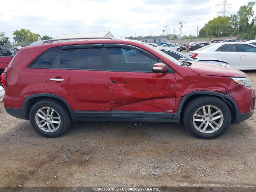 2014 KIA SORENTO LX - 5XYKTCA64EG544152