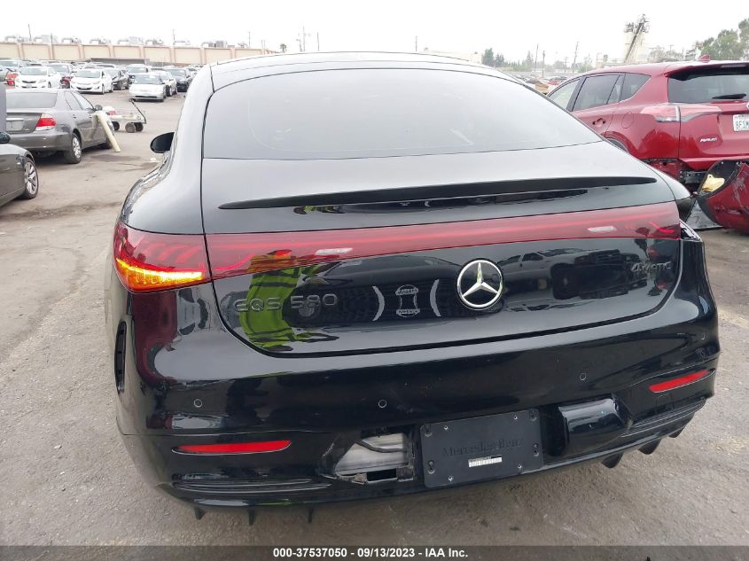 2022 MERCEDES-BENZ EQS EQS 580 - W1KCG4EB0NA019181